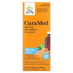Terry Naturally Curamed Syrup Superior Absorption Curcumin 250 Mg 8 Fl Oz 240 Ml