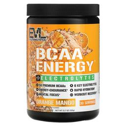 Evlution Nutrition Bcaa Energy Plus Electrolytes Orange Mango 11 7 Oz 333 G