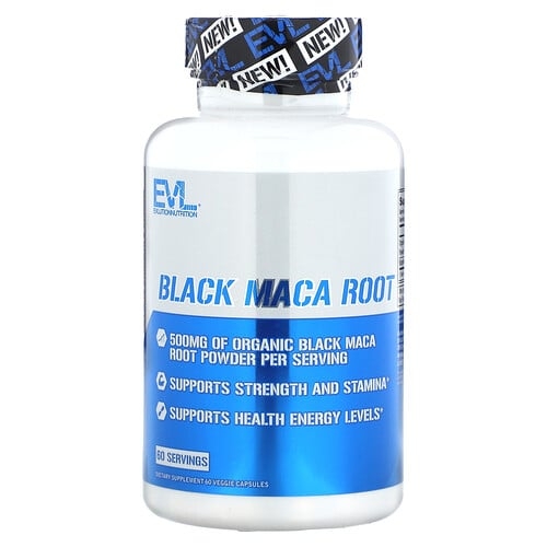 Evlution Nutrition Black Maca Root 60 Veggie Capsules product image