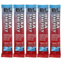 Evlution Nutrition Bcaa Energy Rocket Pop 5 Packets 0 33 Oz 9 4 G Each
