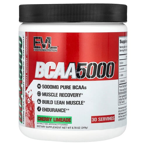 Evlution Nutrition Bcaa5000 Cherry Limeade 8 78 Oz 249 G product image