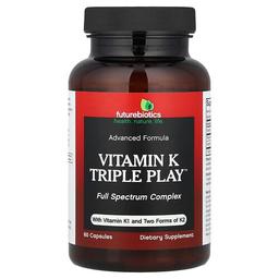 Futurebiotics Vitamin K Triple Play 60 Capsules