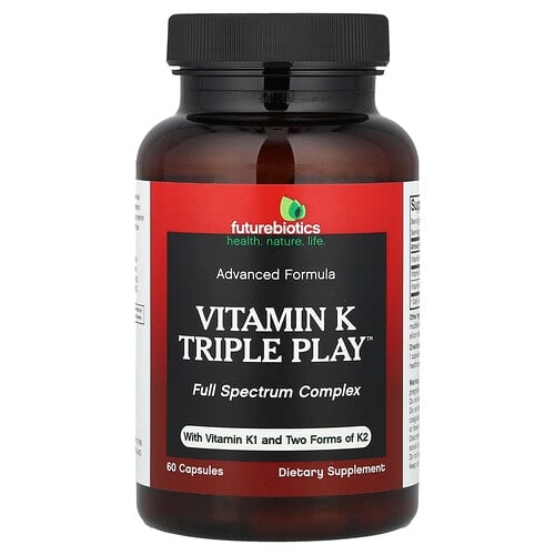Futurebiotics Vitamin K Triple Play 60 Capsules product image