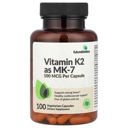 Futurebiotics Vitamin K2 As Mk 7 100 Mcg 100 Vegetarian Capsules