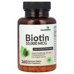 Futurebiotics Biotin High Potency 10 000 Mcg 360 Vegetarian Tablets