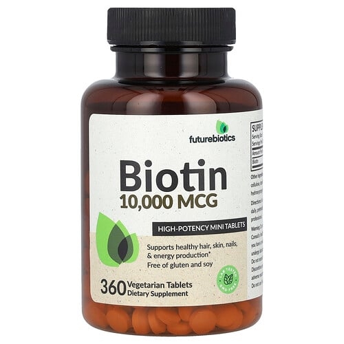 Futurebiotics Biotin High Potency 10 000 Mcg 360 Vegetarian Tablets product image