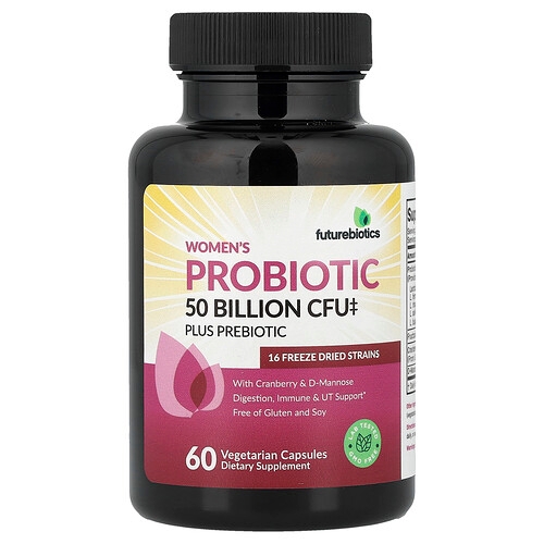 Futurebiotics Women S Probiotic Plus Prebiotic 60 Vegetarian Capsules product image