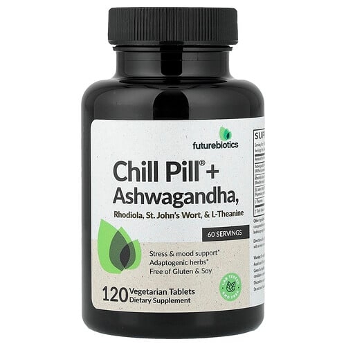 Futurebiotics Chill Pill Ashwagandha 120 Vegetarian Tablets product image