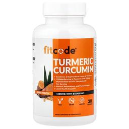 Fitcode Turmeric Curcumin 90 Veggie Capsules