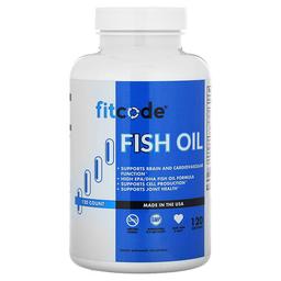 Fitcode Fish Oil 120 Softgels 1 000 Mg Per Softgel