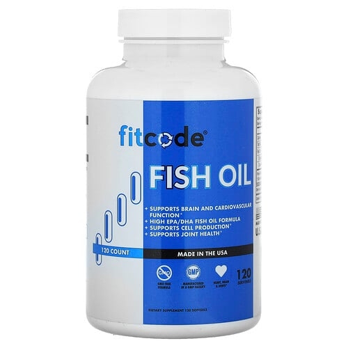 Fitcode Fish Oil 120 Softgels 1 000 Mg Per Softgel product image