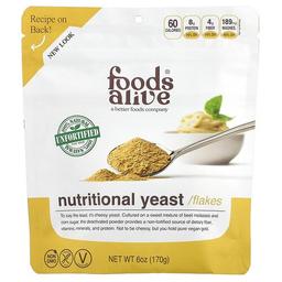 Foods Alive Nutritional Yeast Flakes 6 Oz 170 G