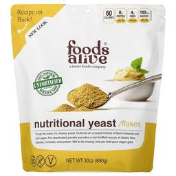Foods Alive Nutritional Yeast Flakes 30 Oz 850 G