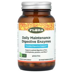 Flora Daily Maintenance Digestive Enzymes 60 Vegetarian Capsules