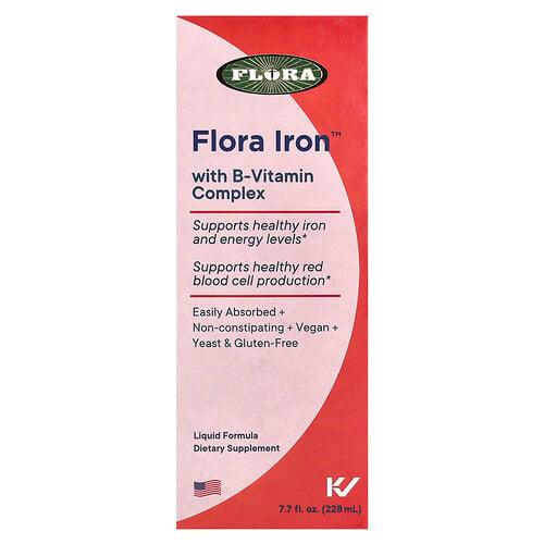 Flora Iron With B Vitamin Complex 7 7 Fl Oz 228 Ml product image