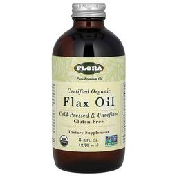 Flora Certified Organic Flax Oil 8 5 Fl Oz 250 Ml