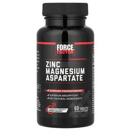 Force Factor Fundamentals Zinc Magnesium Aspartate 60 Tablets