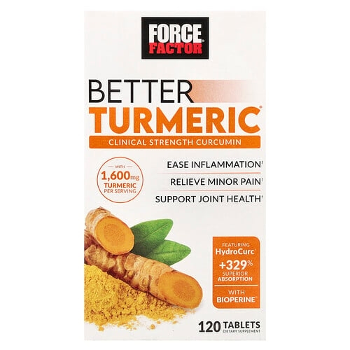Force Factor Better Turmeric 120 Tablets product image