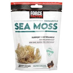 Force Factor Fundamentals Sea Moss Salted Caramel 30 Soft Chews 250 Mg Per Chew