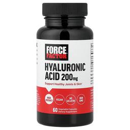 Force Factor Hyaluronic Acid 200 Mg 60 Vegetable Capsules