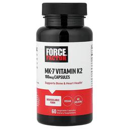 Force Factor Mk 7 Vitamin K2 100 Mcg 60 Vegetable Capsules