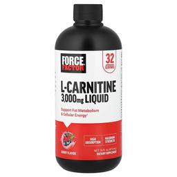 Force Factor L Carnitine Liquid Berry 16 Fl Oz 473 Ml