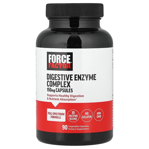 Force Factor Digestive Enzyme Complex 90 Vegetable Capsules product image