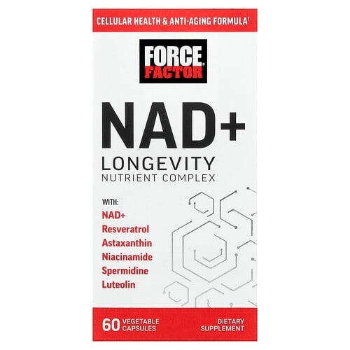 Force Factor Nad Longevity Nutrient Complex 60 Vegetable Capsules product image
