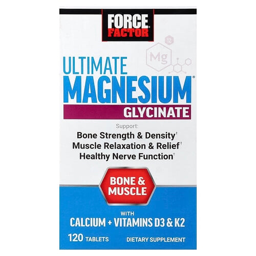Force Factor Ultimate Magnesium Glycinate 120 Tablets product image