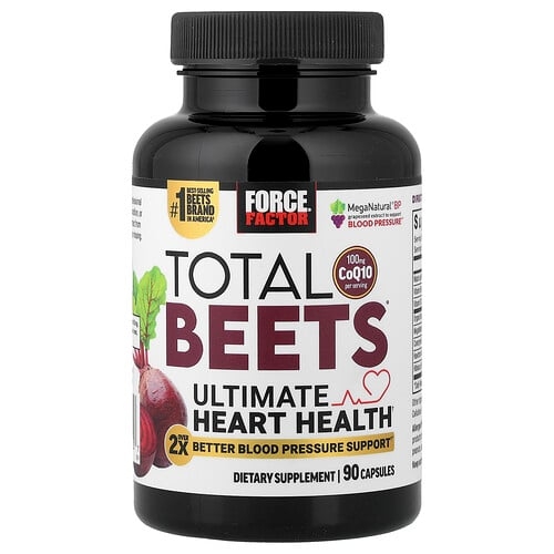 Force Factor Total Beets Ultimate Heart Health 90 Capsules product image