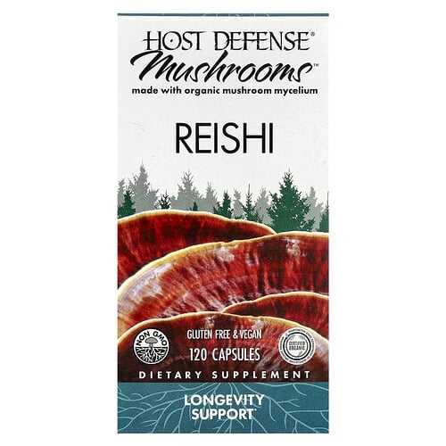 Host Defense Mushrooms Reishi 120 Capsules product image