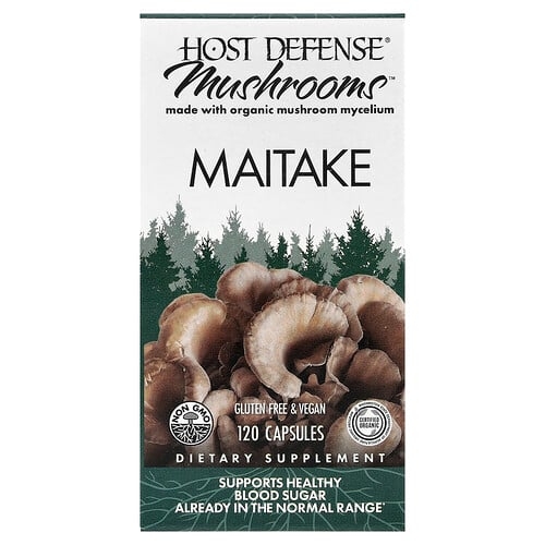 Host Defense Mushrooms Maitake 120 Capsules 0 5 G Per Capsule product image