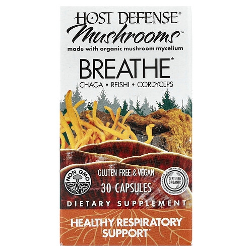 Host Defense Mushrooms Breath 30 Capsules product image