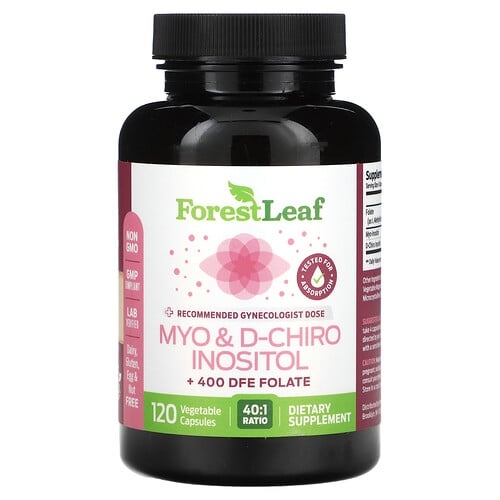 Forest Leaf Myo D Chiro Inositol 120 Vegetable Capsules product image