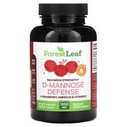 Forest Leaf D Mannose Defense Maximum Strength 120 Vegetarian Capsules