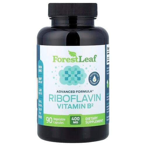 Forest Leaf Riboflavin Vitamin B2 400 Mg 90 Vegetable Capsules product image