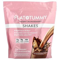 Flat Tummy Shakes Natural Chocolate 1 6 Lb 720 G