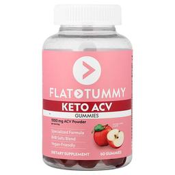 Flat Tummy Keto Acv Gummies Natural Apple 60 Gummies