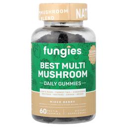Fungies Best Multi Mushroom Daily Gummies Mixed Berry 60 Pectin Gummies