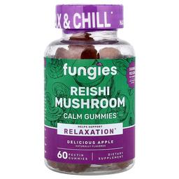 Fungies Reishi Mushroom Calm Gummies Delicious Apple 60 Pectin Gummies
