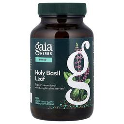 Gaia Herbs Holy Basil Leaf 120 Liquid Phyto Caps
