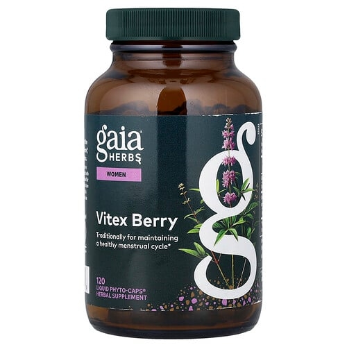 Gaia Herbs Women Vitex Berry 120 Liquid Phyto Caps 500 Mg Per Capsules product image