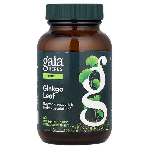 Gaia Herbs Ginkgo Leaf 60 Liquid Phyto Caps product image