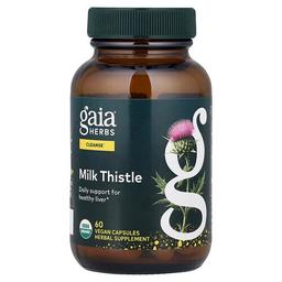 Gaia Herbs Milk Thistle 60 Vegan Capsules 250 Mg Per Capsule