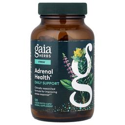 Gaia Herbs Adrenal Health Daily Support 120 Liquid Phyto Caps