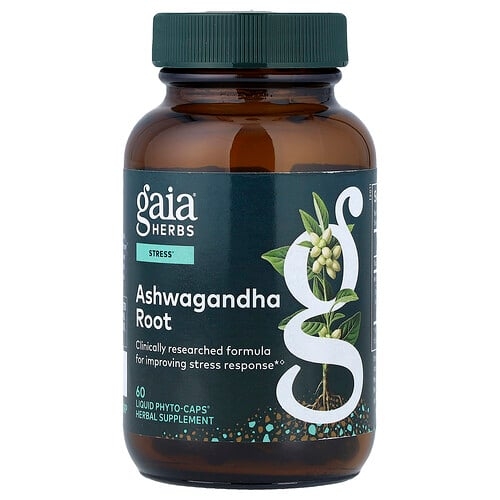 Gaia Herbs Ashwagandha Root 60 Liquid Phyto Caps product image