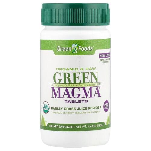 Green Foods Green Magma Barley Grass Juice Powder 250 Tablets 4 4 Oz 125 G product image