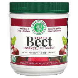 Green Foods Organic Beet Essence Juice Powder 5 3 Oz 150 G