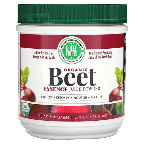 Green Foods Organic Beet Essence Juice Powder 5 3 Oz 150 G product image
