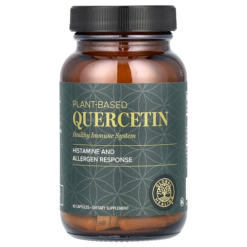 Global Healing Plant Based Quercetin 60 Capsules 250 Mg Per Capsule product image